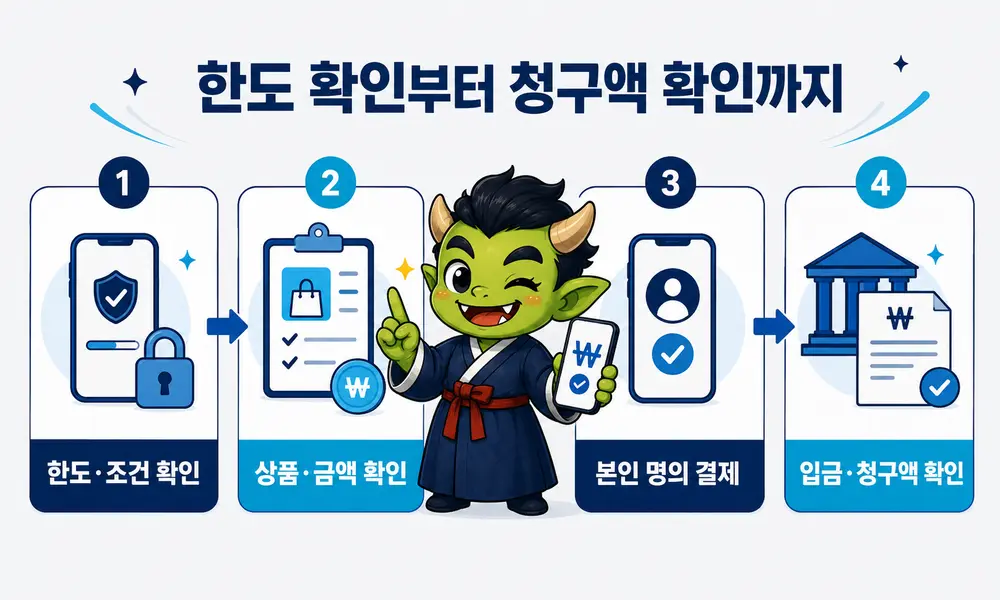 소액결제 한도와 이용 조건 확인부터 본인 명의 결제 및 입금과 청구액 확인까지의 절차